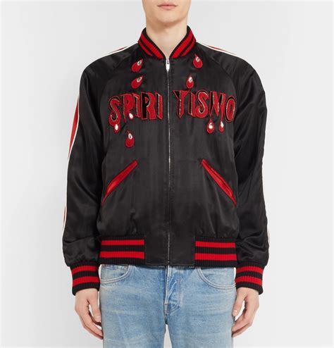 gucci spiritismo bomber jacket fake
